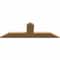 Ekena Millwork Portland Smooth Timber Gable Bracket, Western Red Cedar, 48"W x 16"H x 1 1/2"D x 5 1/2"F, 8/12 Pitch GBW048X16X0206POR00SWR - alternate 5